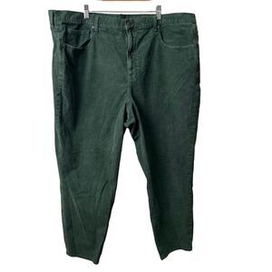 American Eagle Women's 24‎ Green Mom Jean Corduroy pants